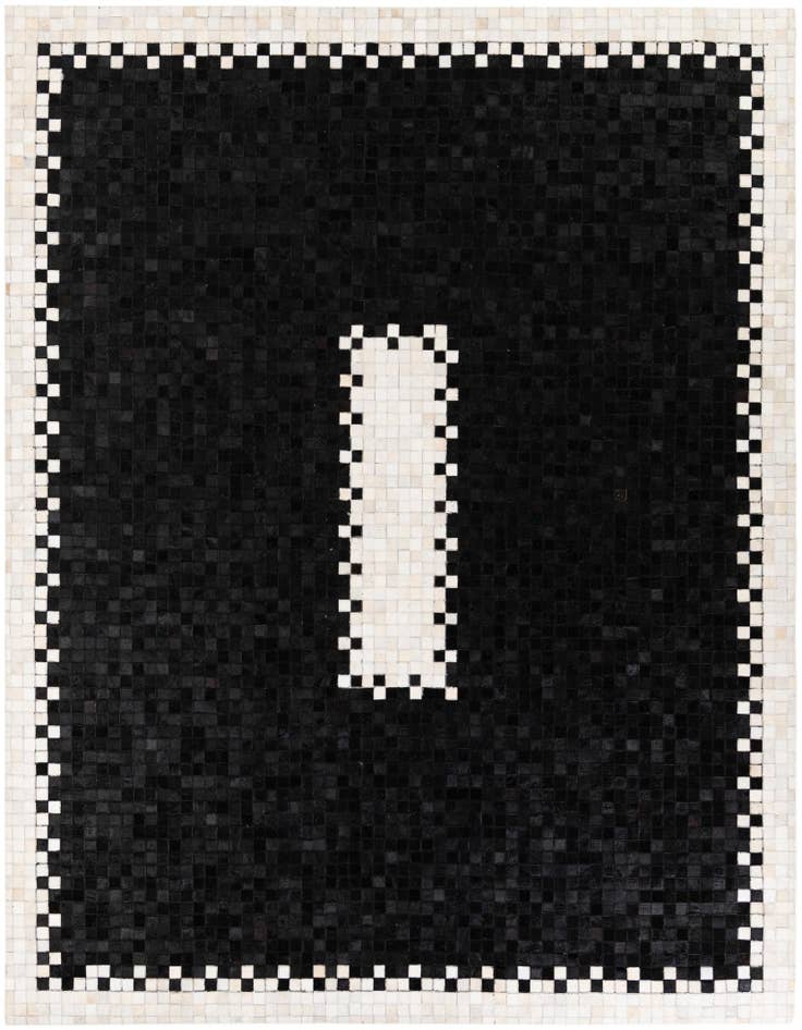 Detail image of 8' 2 x 9' 11 Cowhide Stocks Rug
