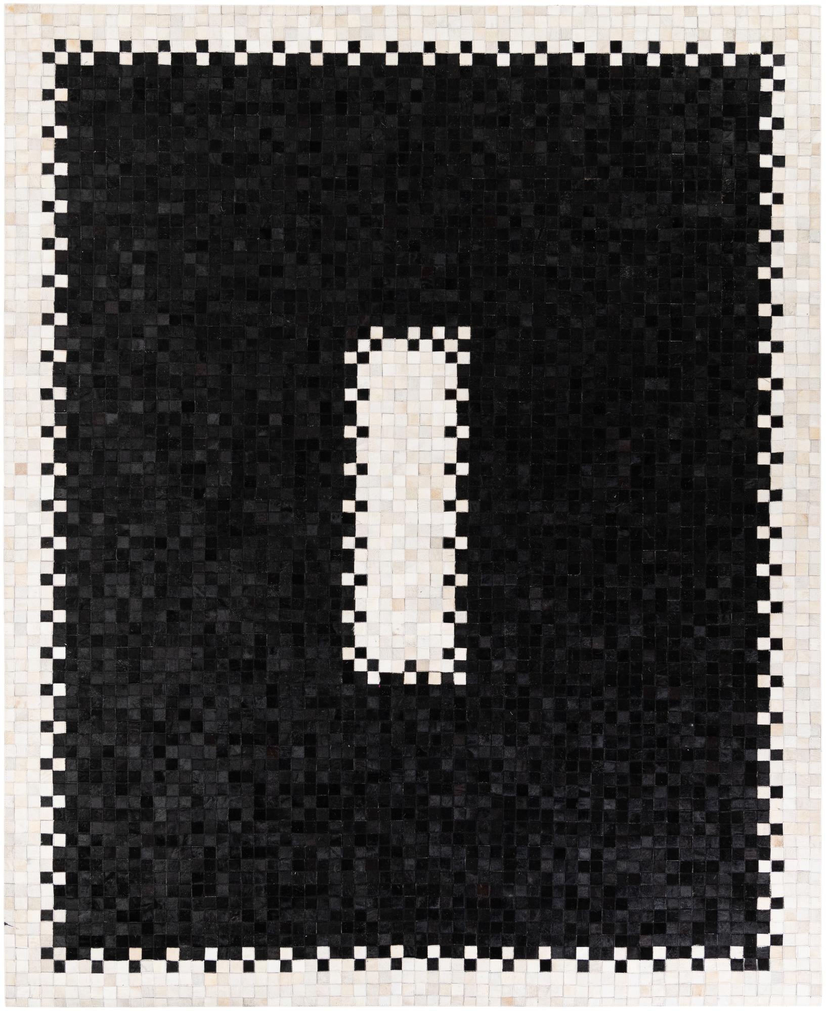8' 1 x 10' Cowhide Stocks Rug