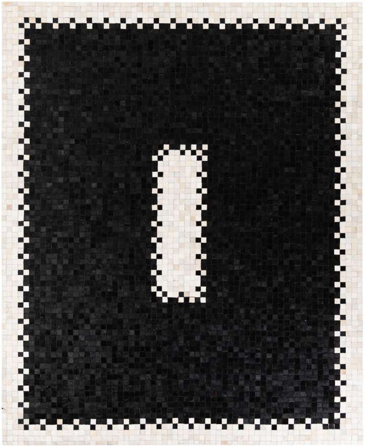 8' 1 x 10' Cowhide Stocks Rug