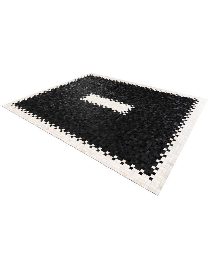 Detail image of 8' x 9' 9 Cowhide Stocks Rug