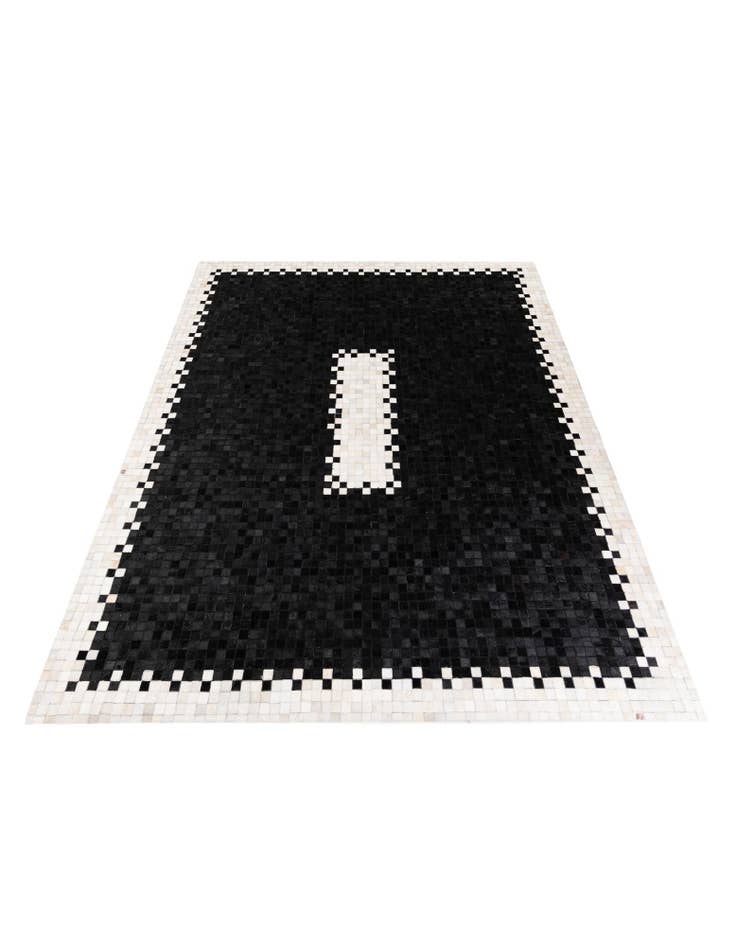 Detail image of 8' x 9' 9 Cowhide Stocks Rug