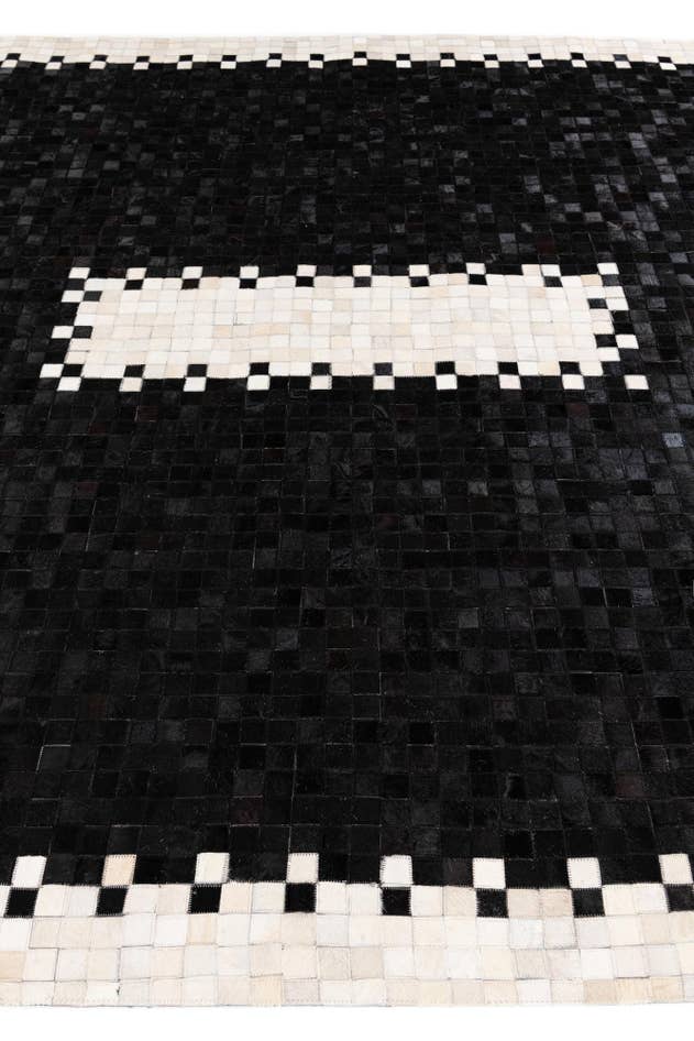 Detail image of 8' 2 x 9' 11 Cowhide Stocks Rug