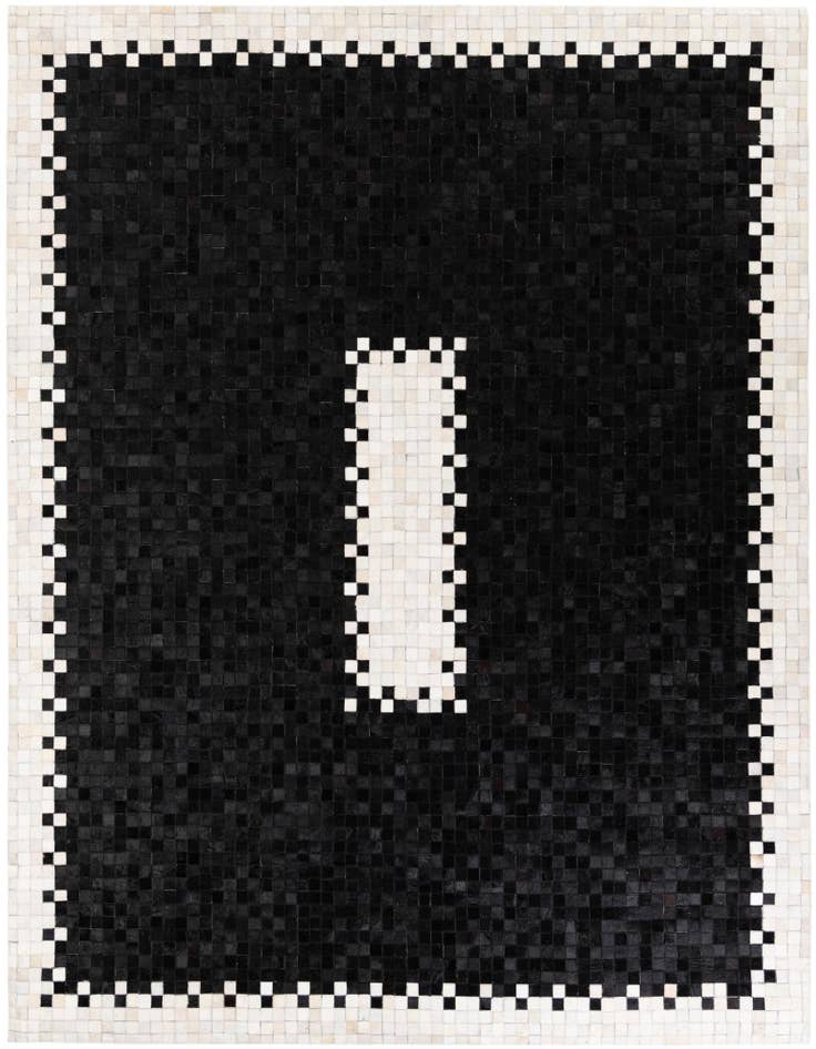 Detail image of 8' 2 x 9' 11 Cowhide Stocks Rug