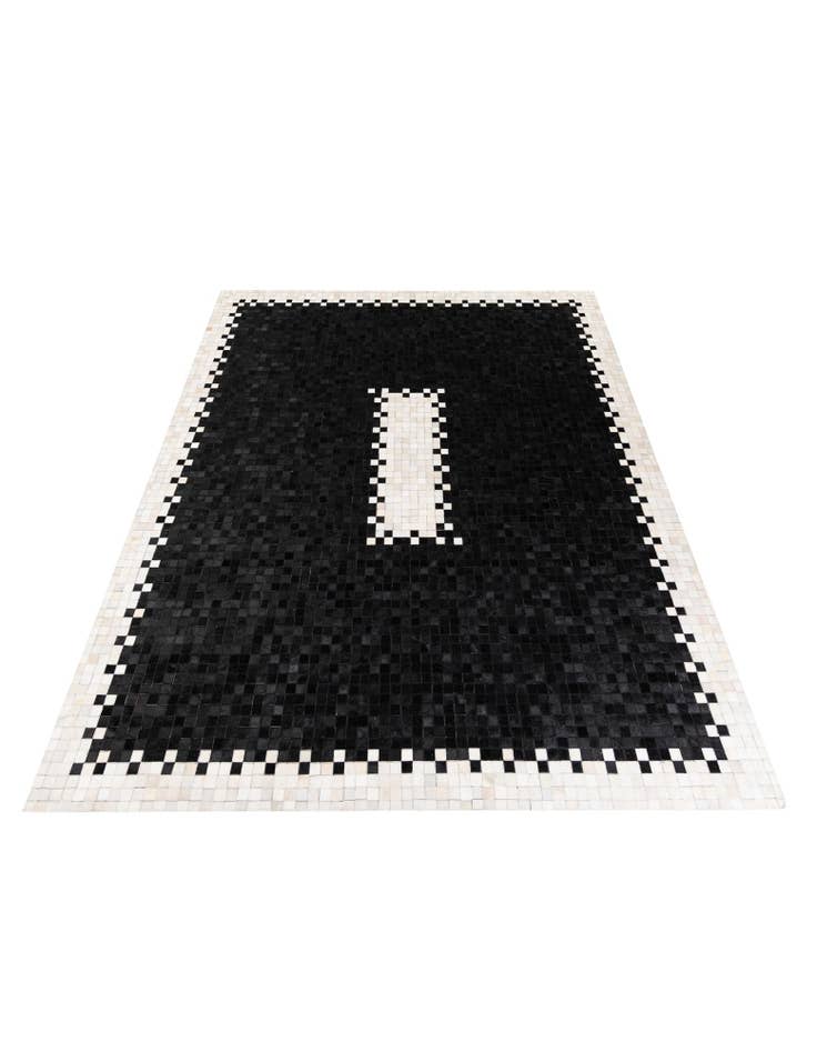 Detail image of 8' 1 x 9' 11 Cowhide Stocks Rug