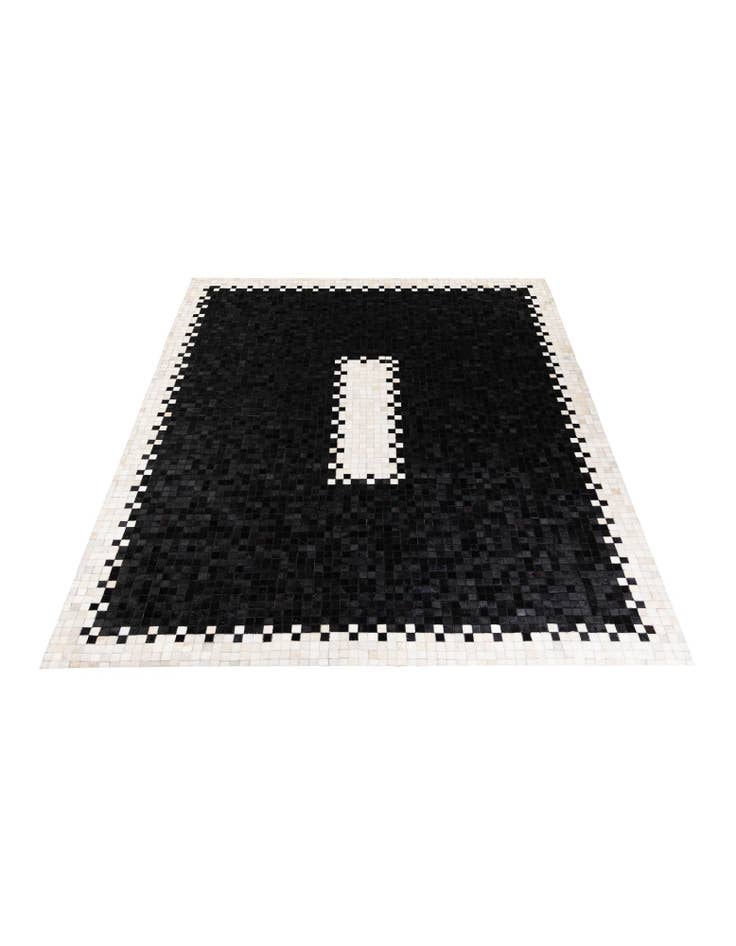 Detail image of 8' 1 x 9' 11 Cowhide Stocks Rug