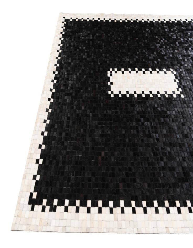 Detail image of 8' 1 x 9' 11 Cowhide Stocks Rug