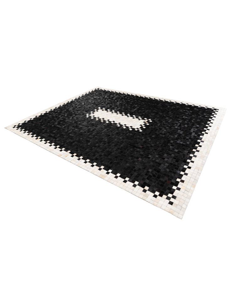 Detail image of 8' 1 x 10' 1 Cowhide Stocks Rug