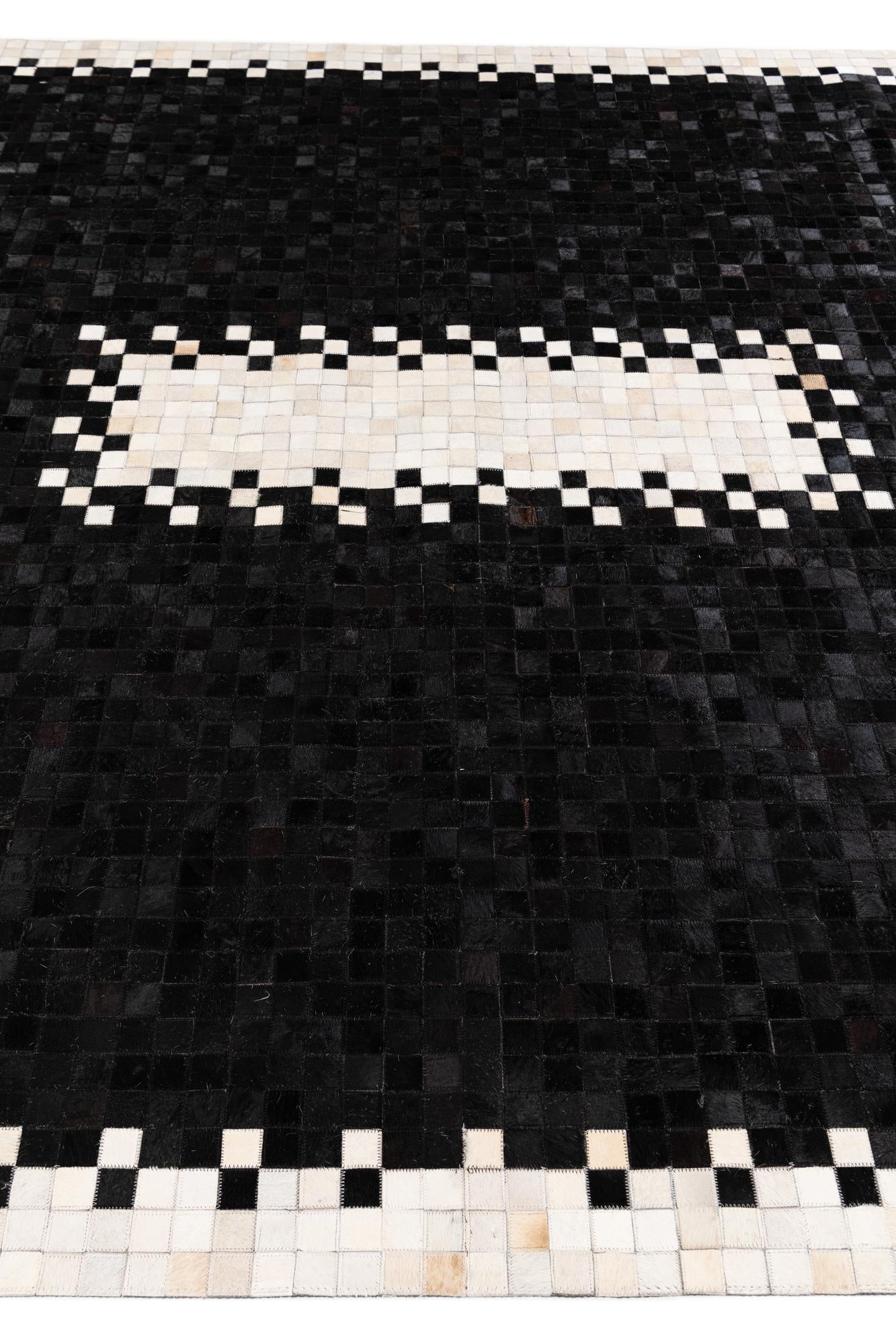 8' 1 x 10' 1 Cowhide Stocks Rug