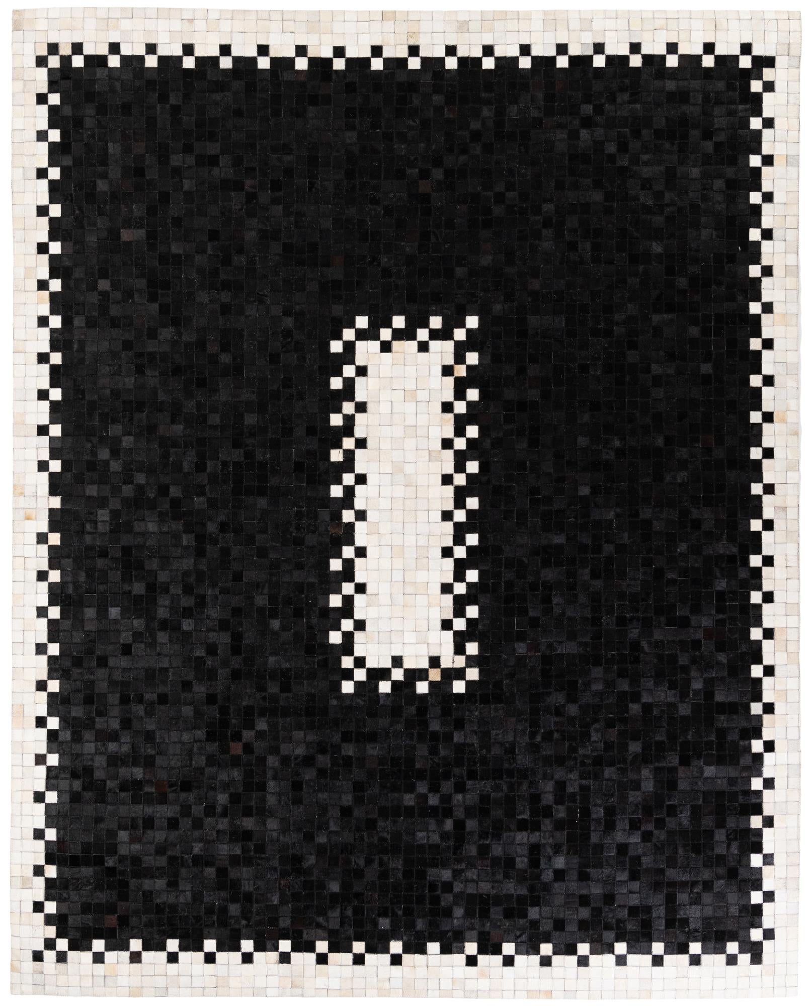 8' 1 x 10' 1 Cowhide Stocks Rug