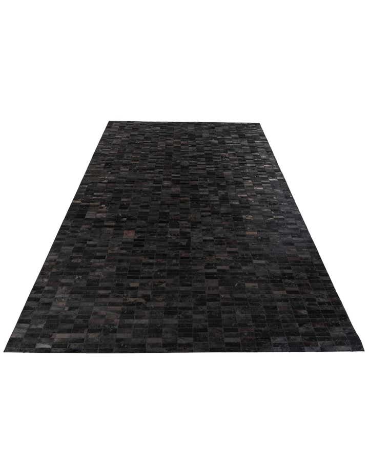 5' 11 x 9' Cowhide Stocks Rug