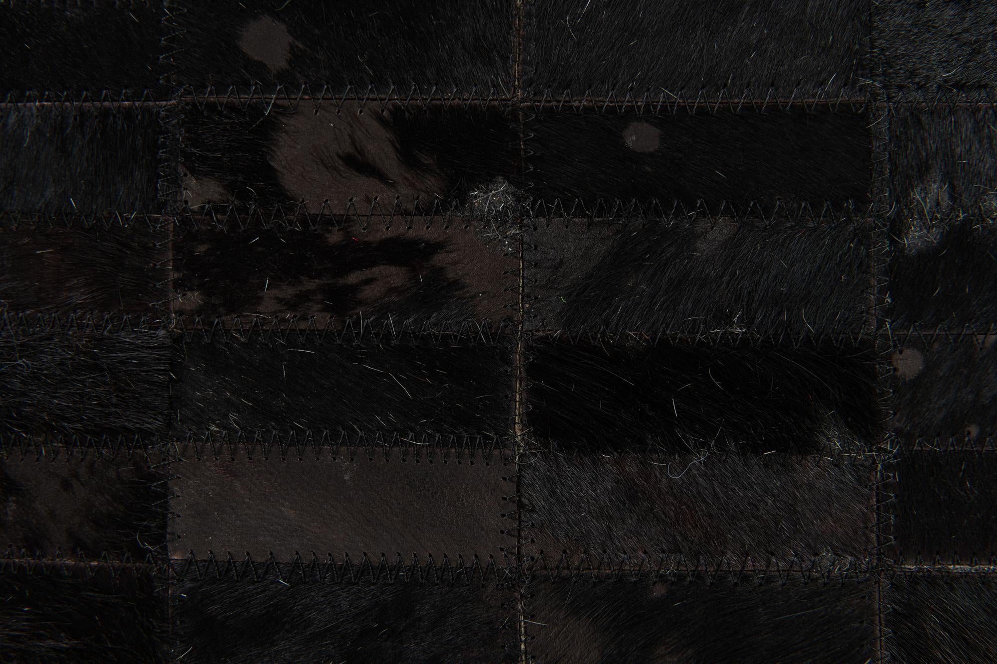 5' 11 x 9' Cowhide Stocks Rug