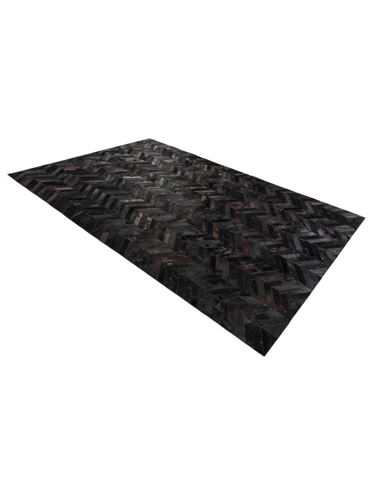 Detail image of 6' x 9' Cowhide Stocks Rug