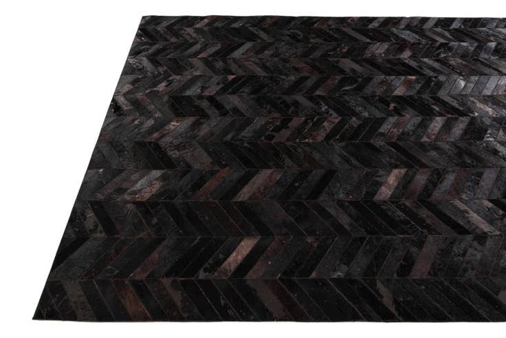 Detail image of 6' x 9' Cowhide Stocks Rug