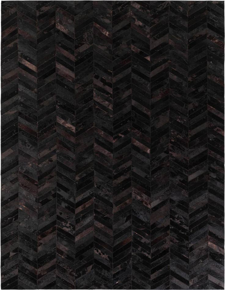 Detail image of 6' x 9' Cowhide Stocks Rug