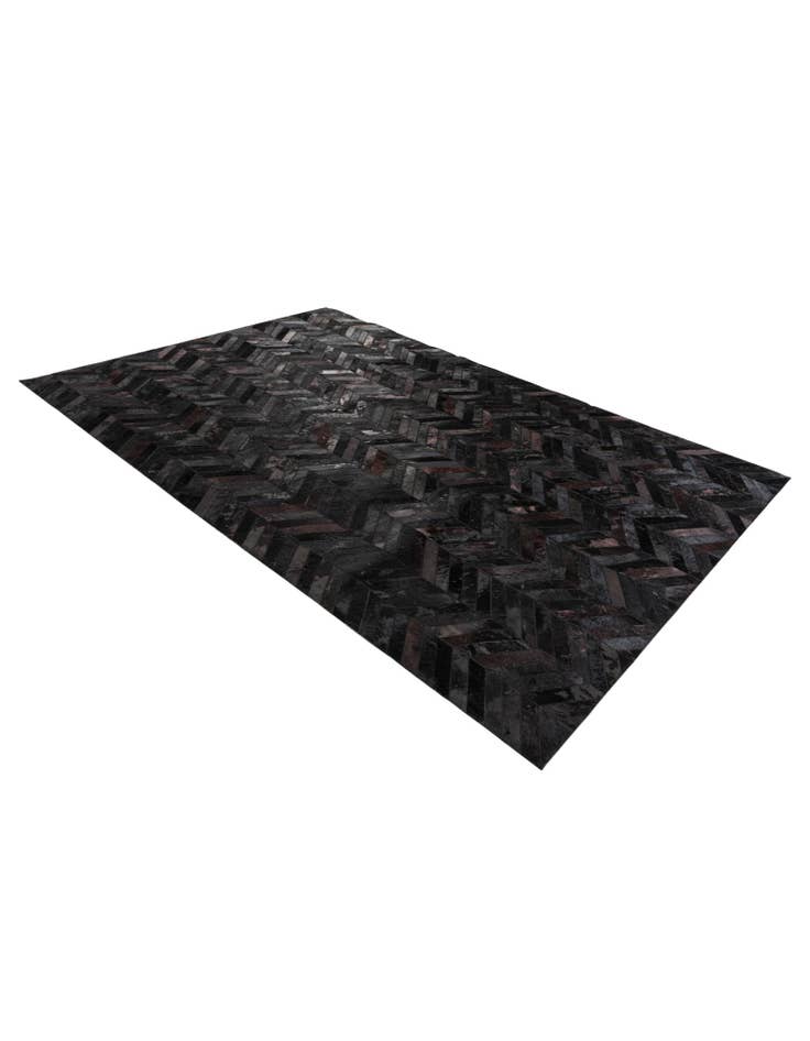 Detail image of 6' x 8' 11 Cowhide Stocks Rug