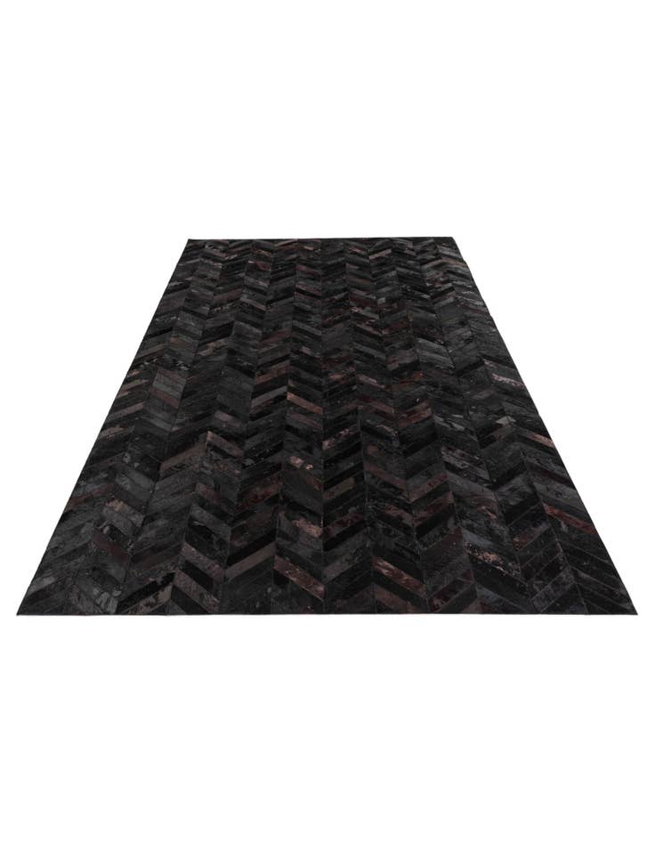 Detail image of 6' x 8' 11 Cowhide Stocks Rug