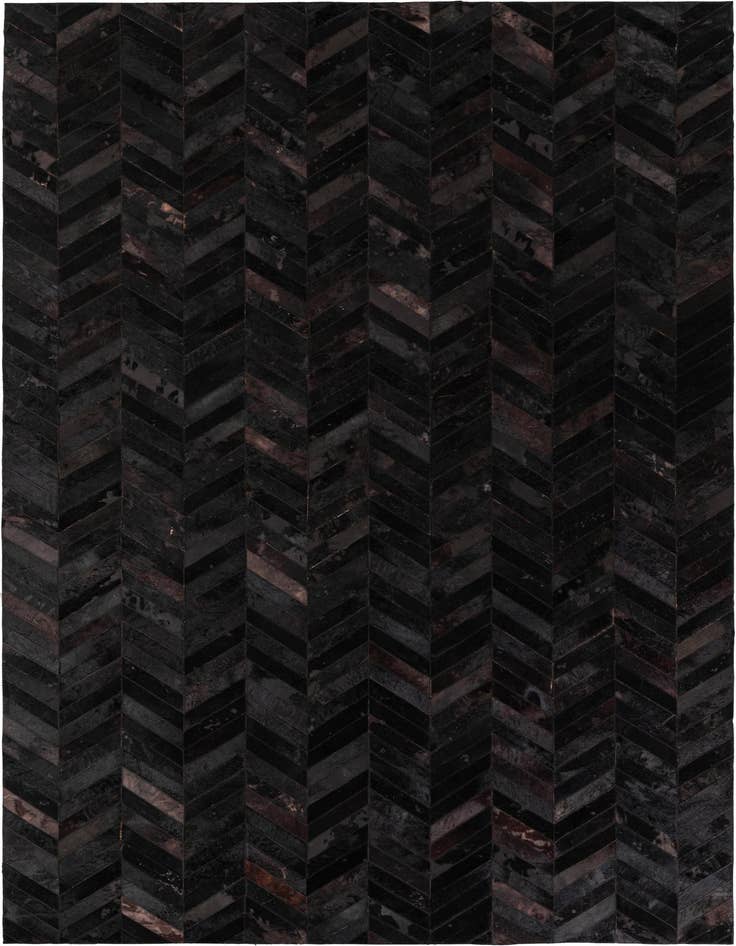 Detail image of 6' x 8' 11 Cowhide Stocks Rug