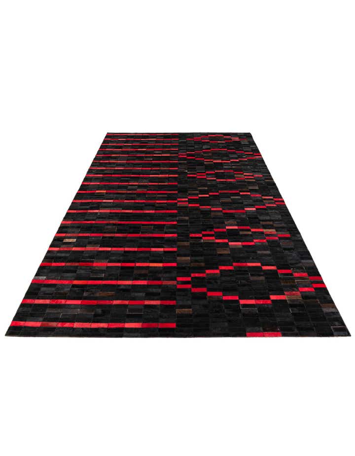 5' x 7' 11 Cowhide Stocks Rug