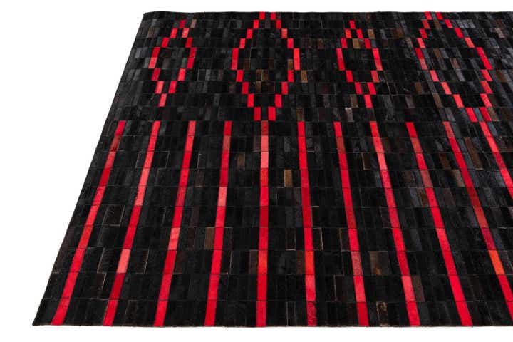 5' x 7' 11 Cowhide Stocks Rug