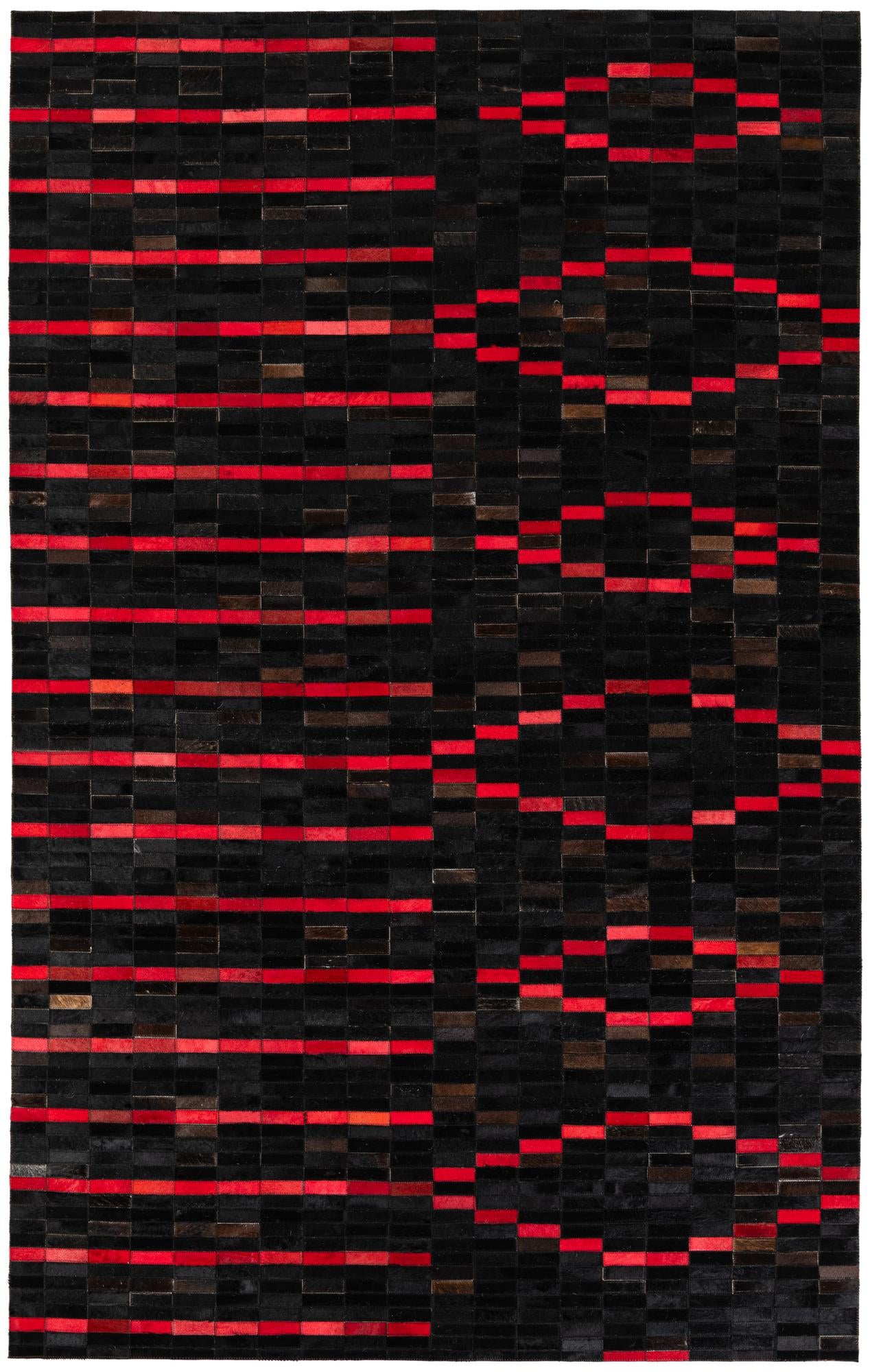 5' x 7' 11 Cowhide Stocks Rug