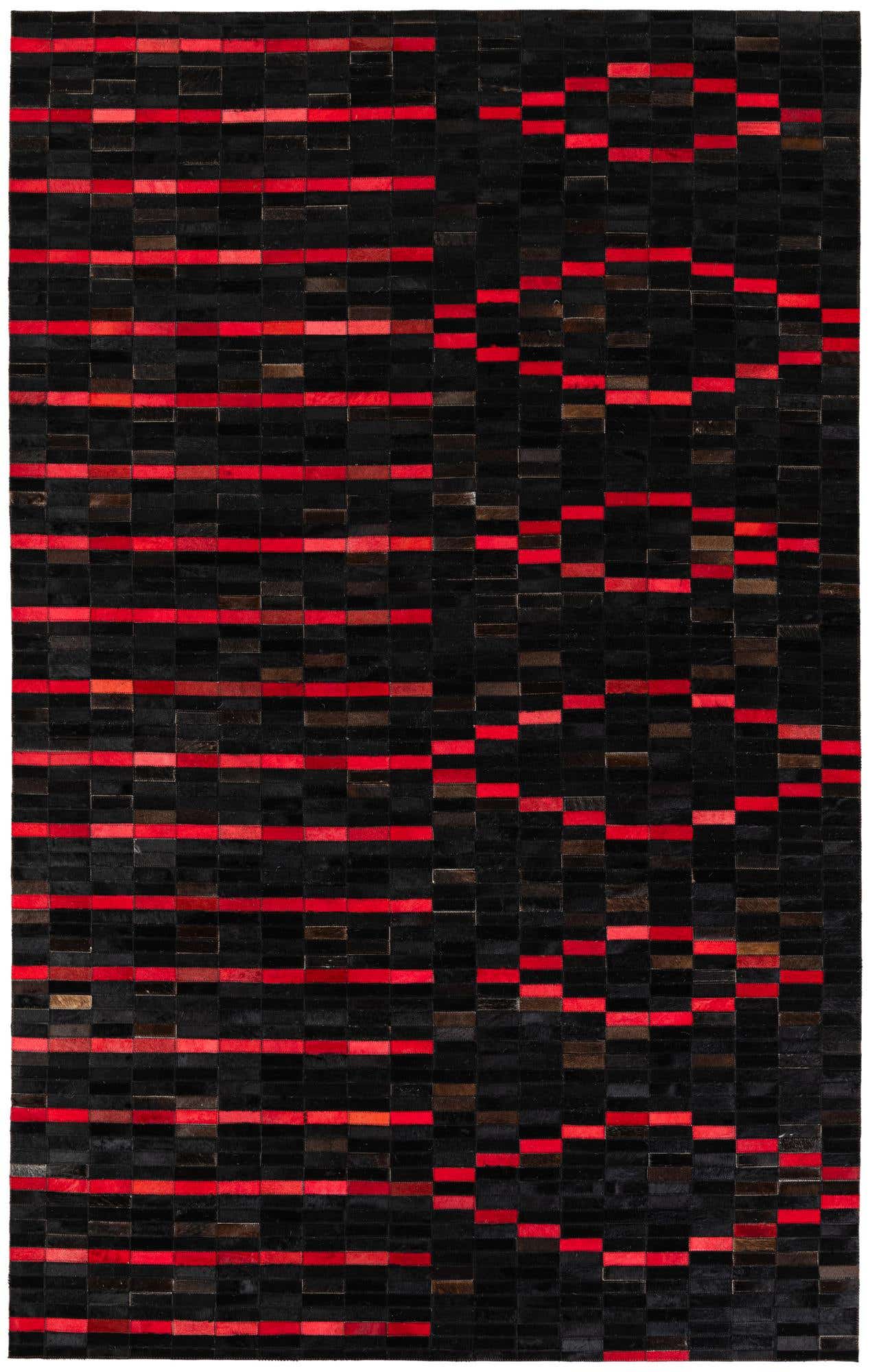 5' x 7' 11 Cowhide Stocks Rug