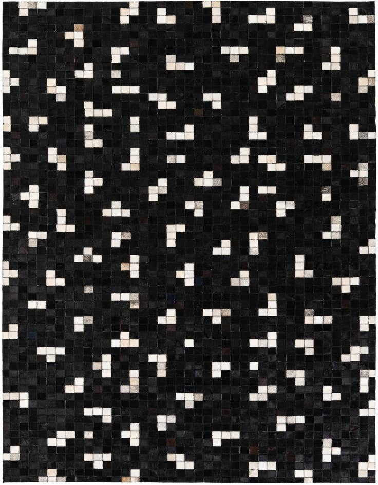 Detail image of 5' 2 x 7' 11 Cowhide Stocks Rug