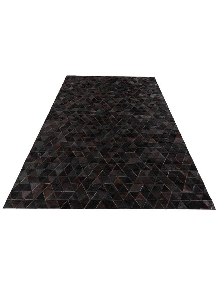 Detail image of 5' 1 x 7' 10 Cowhide Stocks Rug
