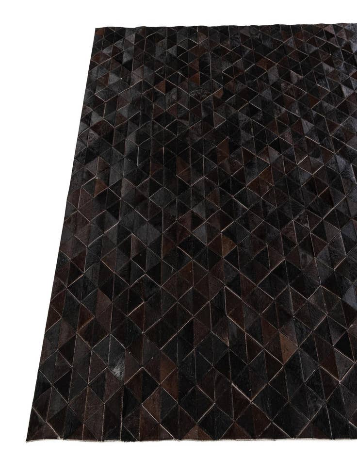 Detail image of 5' 1 x 7' 10 Cowhide Stocks Rug