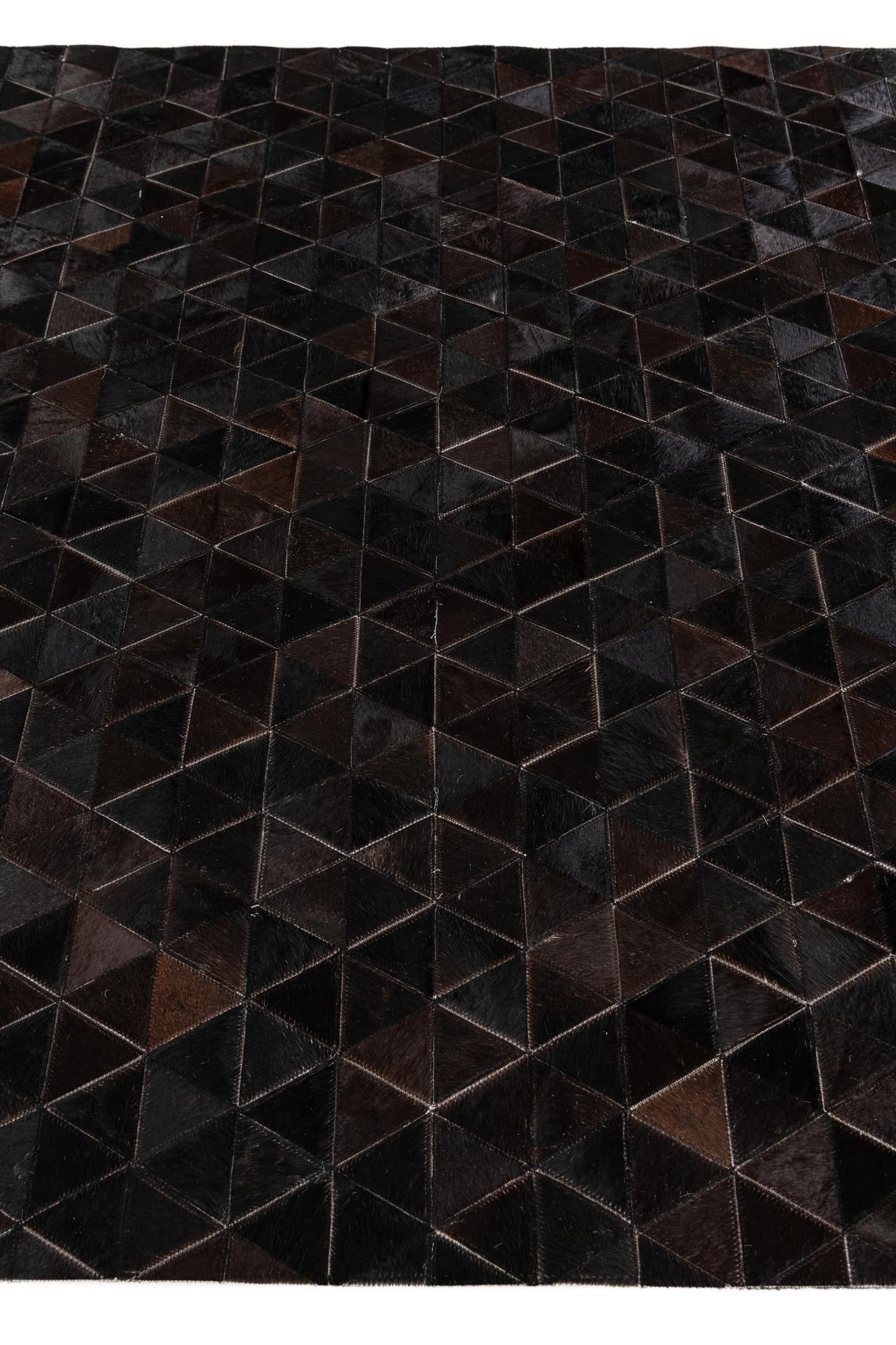 5' 1 x 7' 10 Cowhide Stocks Rug