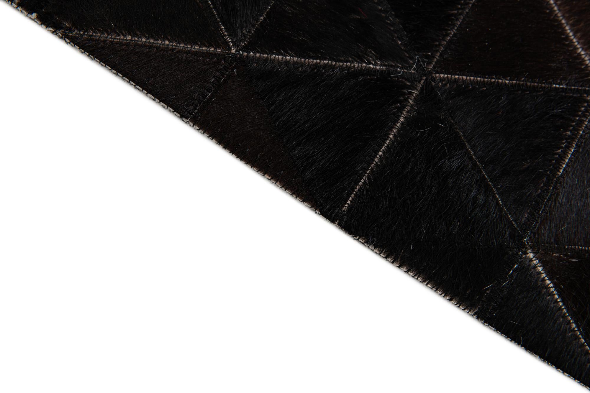 5' 1 x 7' 10 Cowhide Stocks Rug