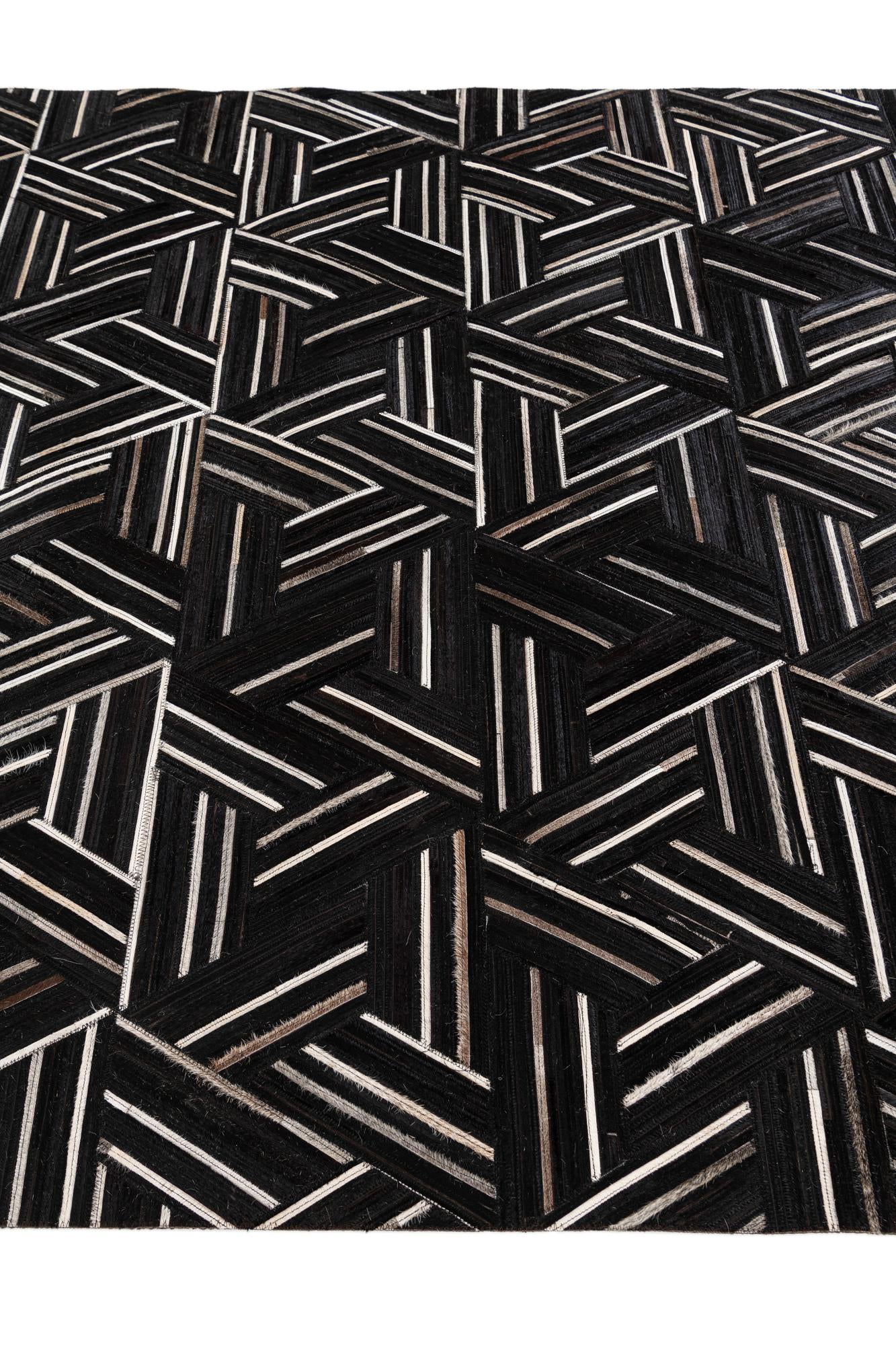 5' 1 x 7' 11 Cowhide Stocks Rug