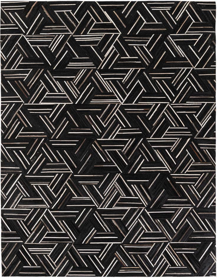 Detail image of 5' 1 x 7' 11 Cowhide Stocks Rug