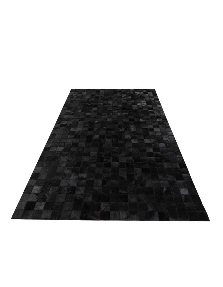 Detail image of 4' 11 x 7' 11 Cowhide Stocks Rug