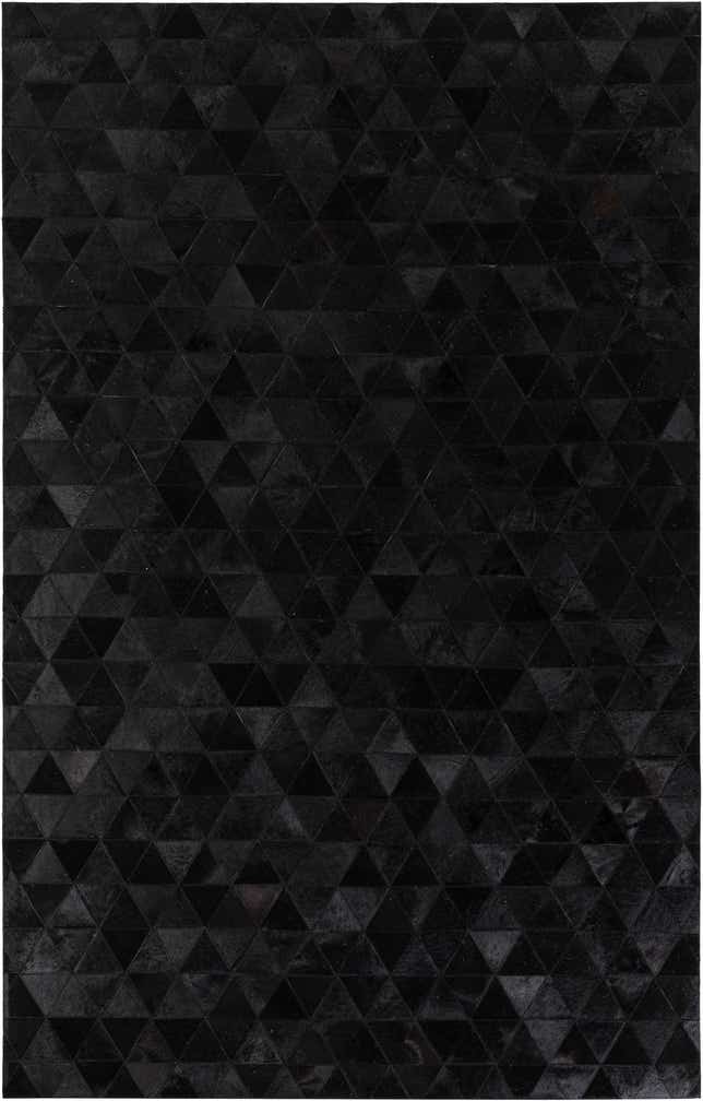 5' x 8' Cowhide Stocks Rug