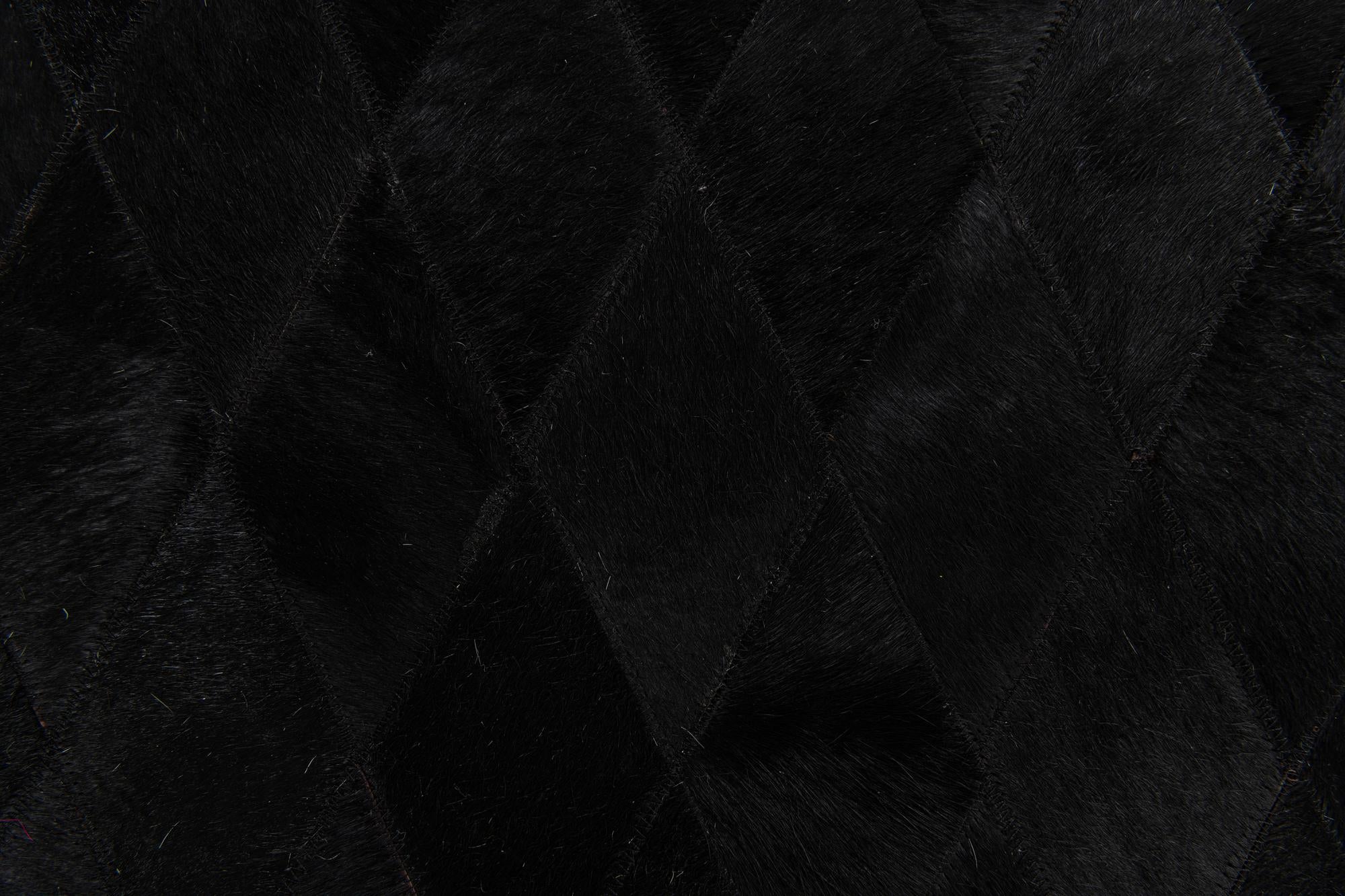 5' 7 x 7' 11 Cowhide Stocks Rug