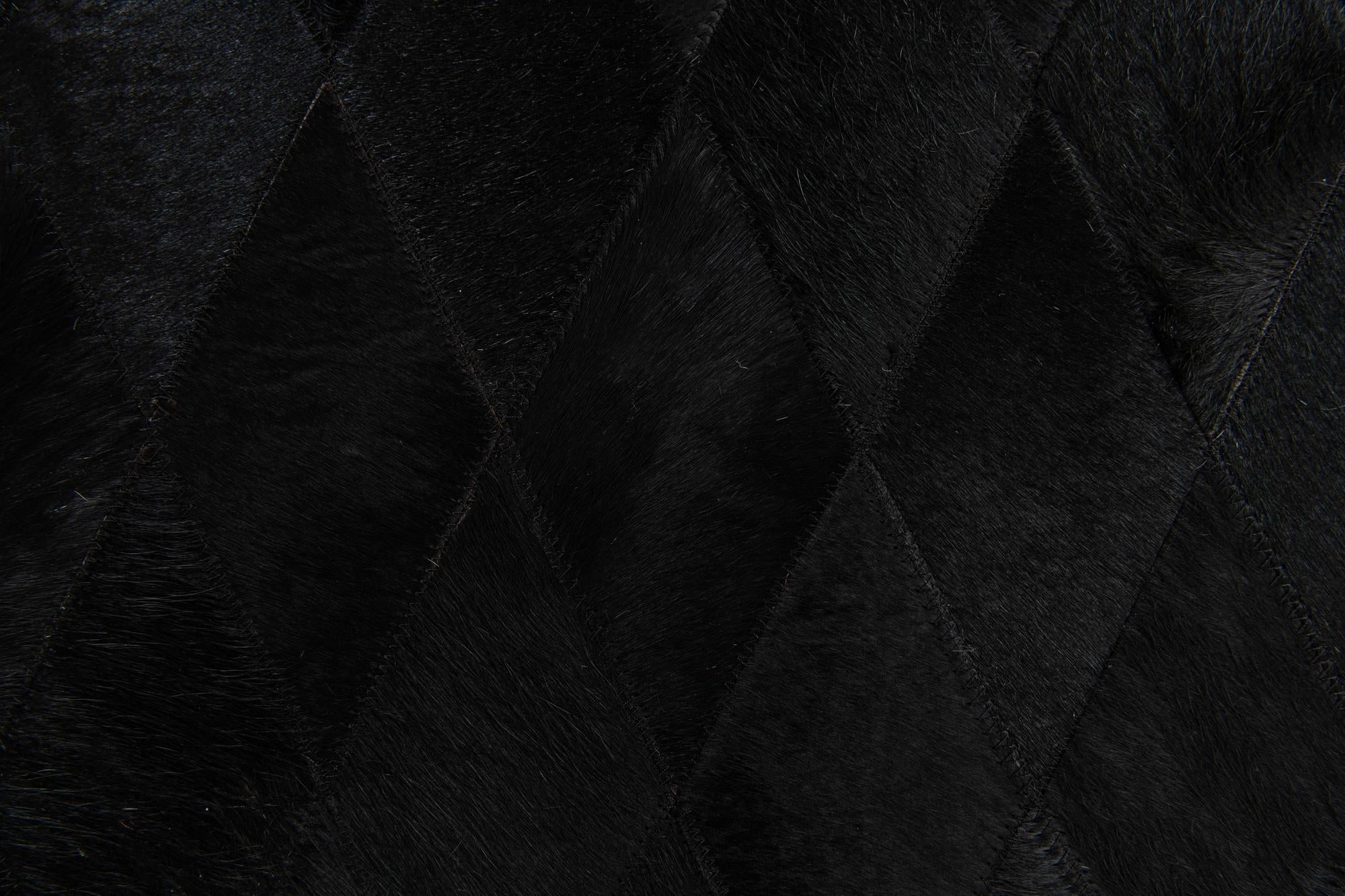 5' 7 x 7' 11 Cowhide Stocks Rug
