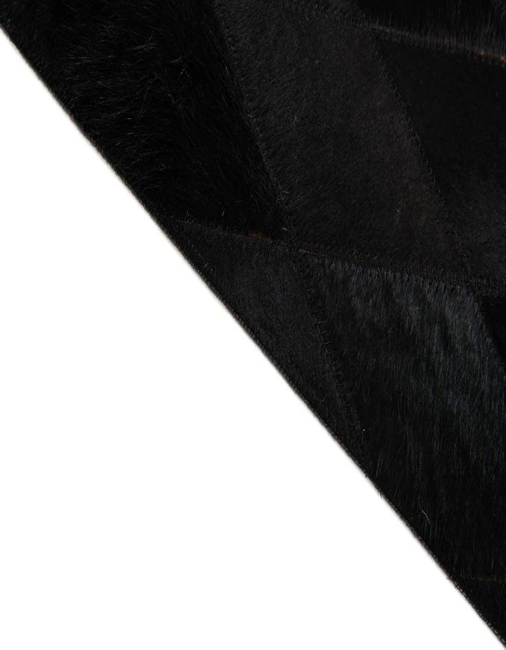 Detail image of 5' 2 x 8' Cowhide Stocks Rug