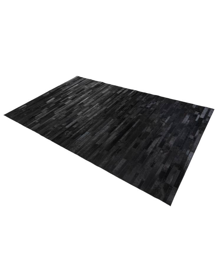 Detail image of 4' 11 x 7' 11 Cowhide Stocks Rug