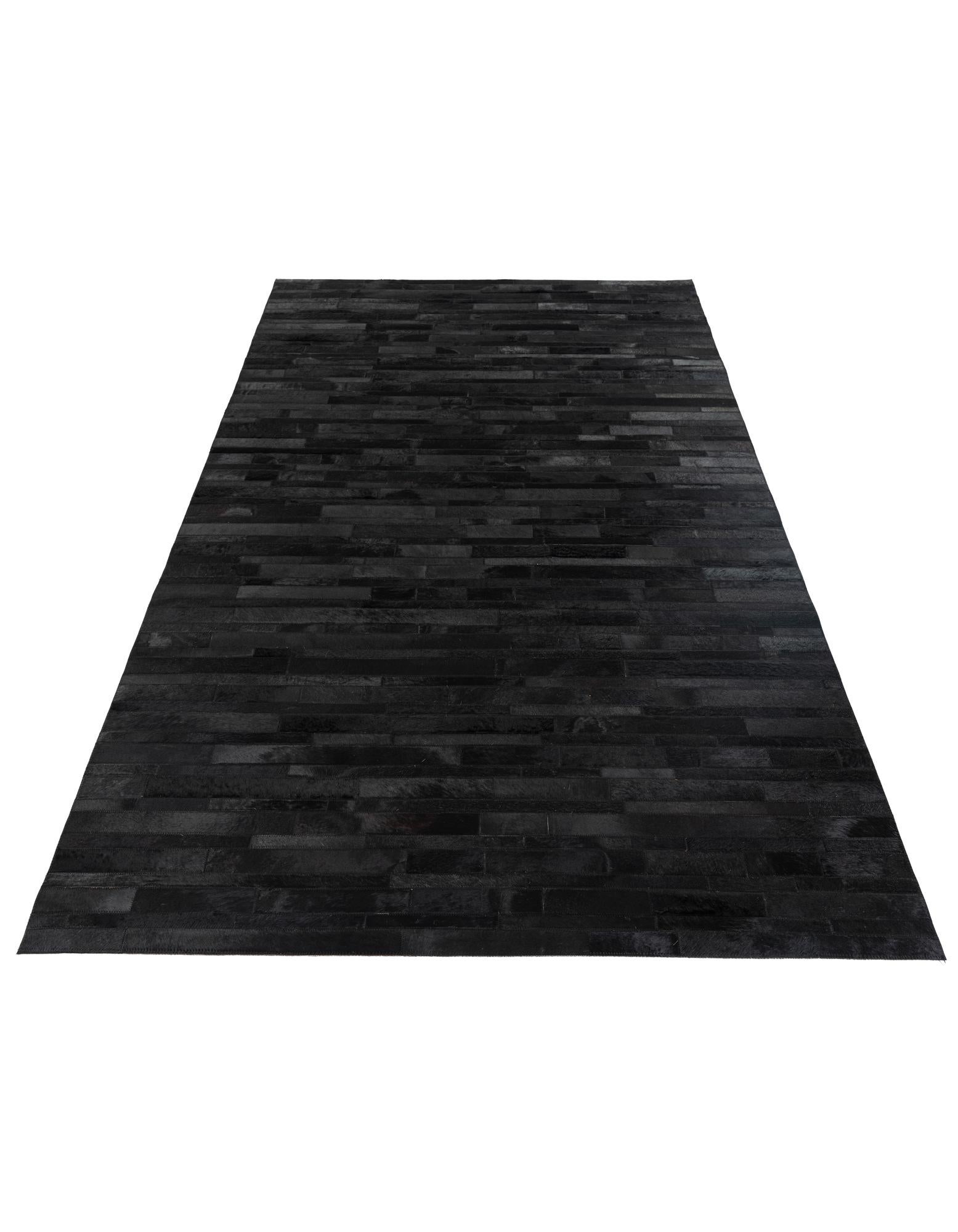 4' 11 x 7' 11 Cowhide Stocks Rug