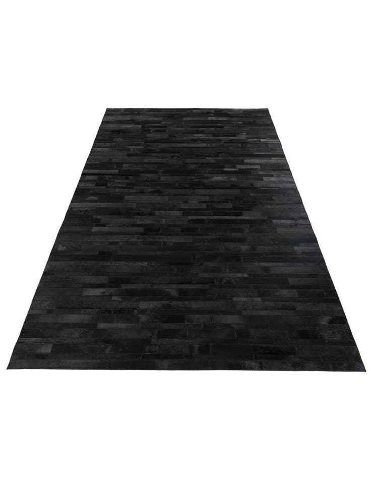 Detail image of 4' 11 x 7' 11 Cowhide Stocks Rug