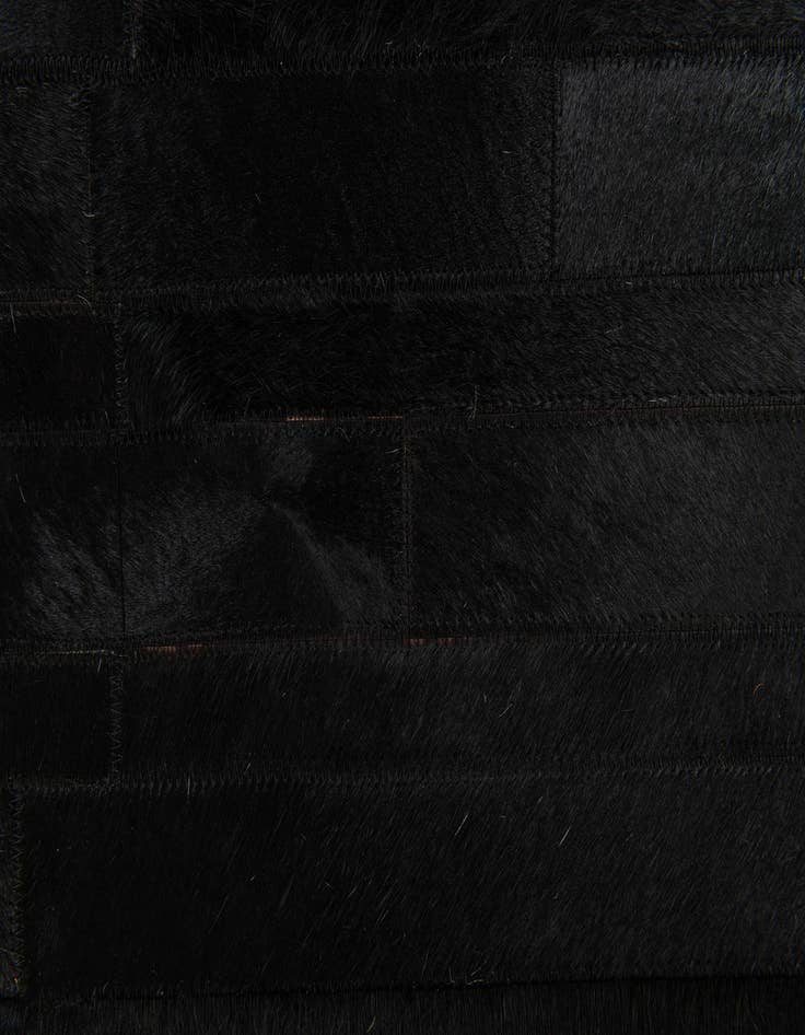 Detail image of 4' 11 x 7' 11 Cowhide Stocks Rug