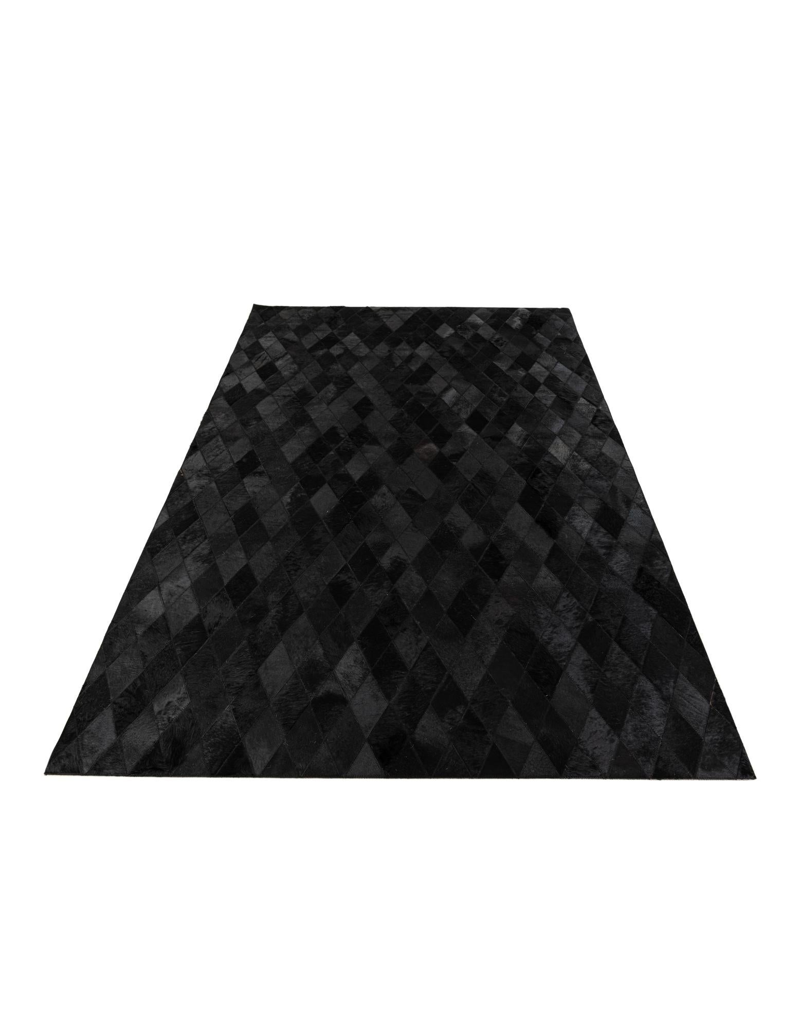 5' 1 x 8' Cowhide Stocks Rug