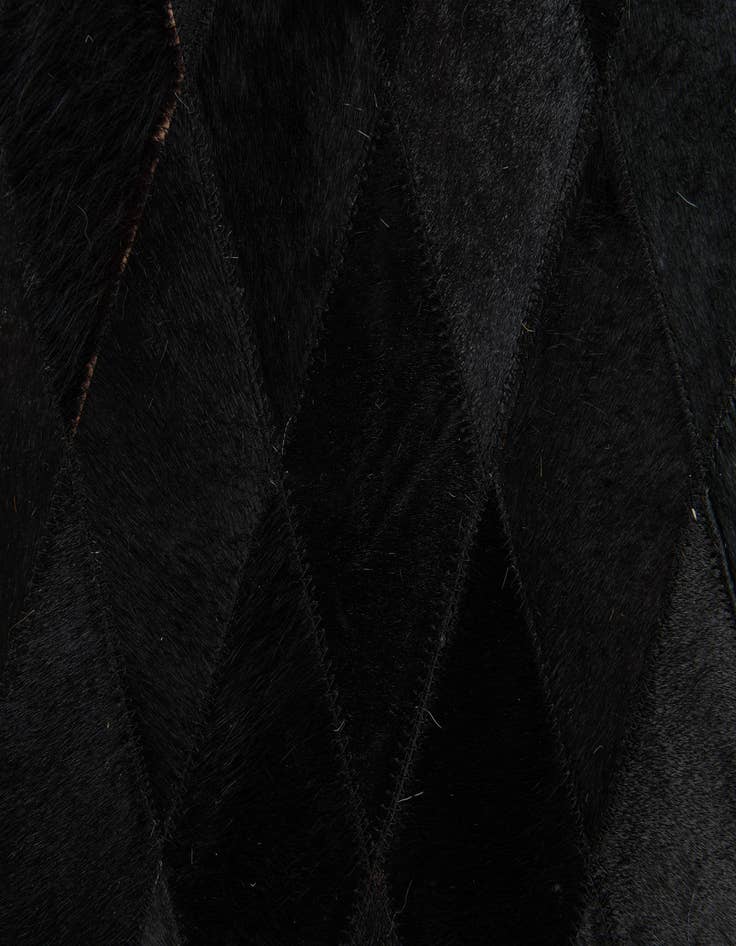 Detail image of 5' 1 x 8' Cowhide Stocks Rug