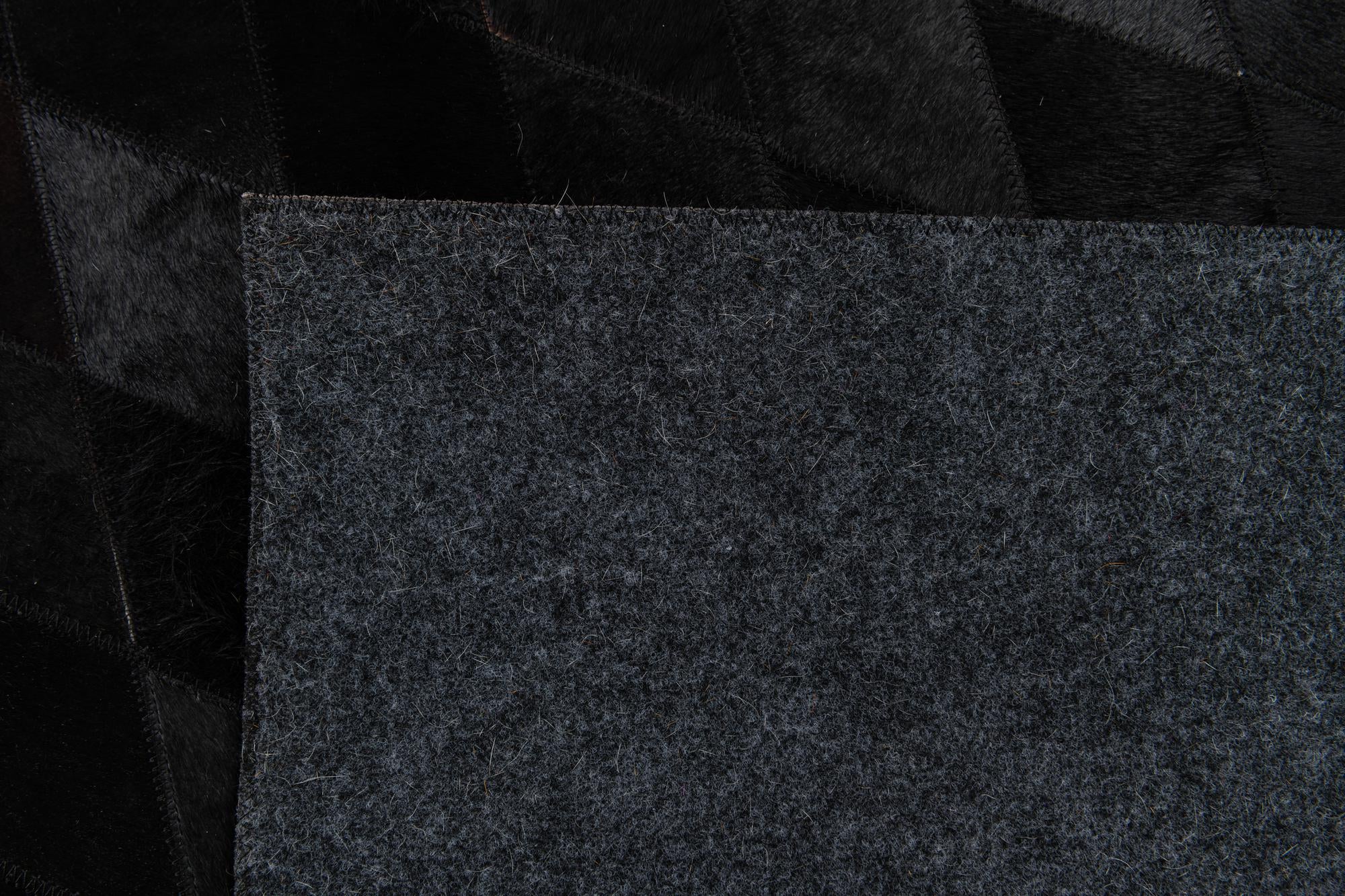 5' 1 x 8' Cowhide Stocks Rug
