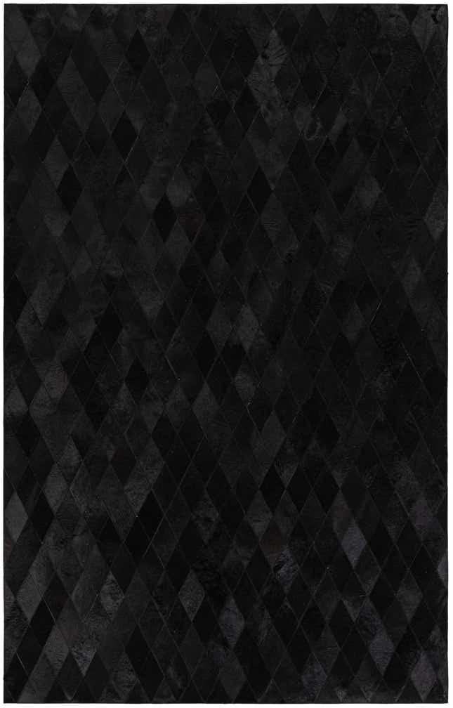 5' 1 x 8' Cowhide Stocks Rug