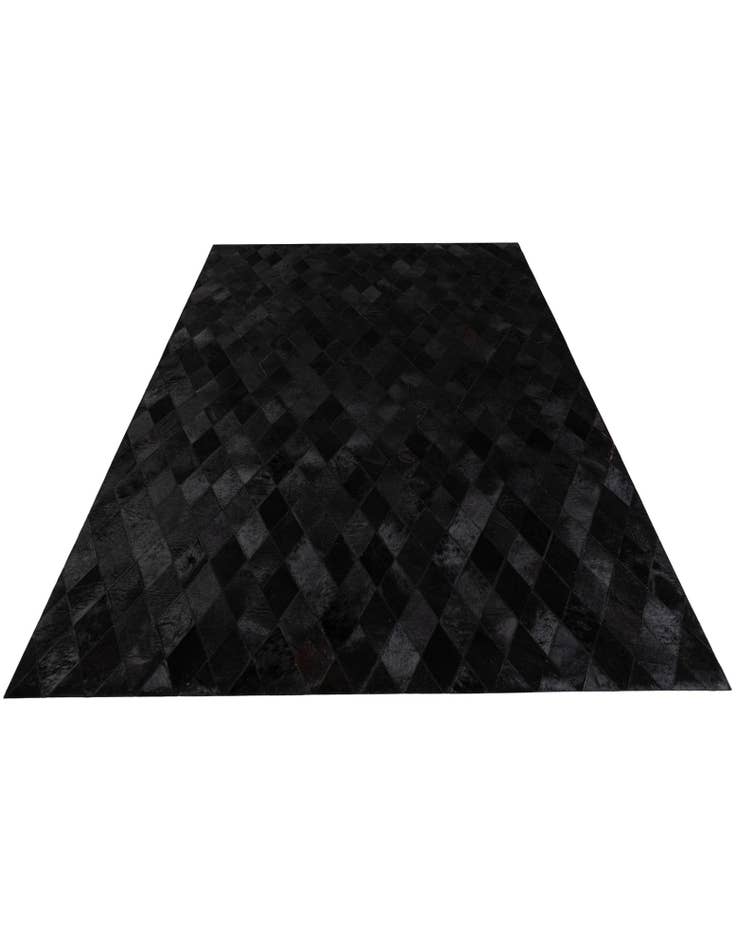 Detail image of 5' 2 x 8' Cowhide Stocks Rug