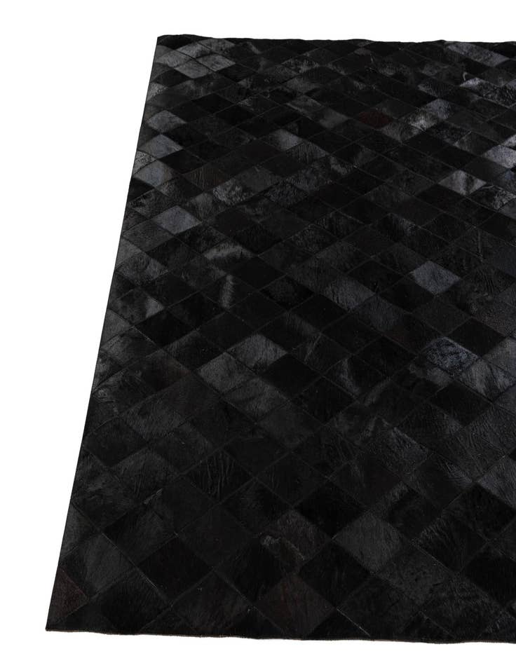 Detail image of 5' 2 x 8' Cowhide Stocks Rug