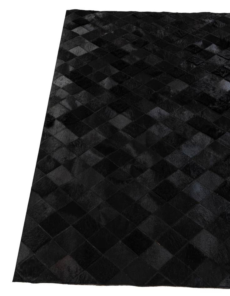 Detail image of 5' 2 x 8' Cowhide Stocks Rug