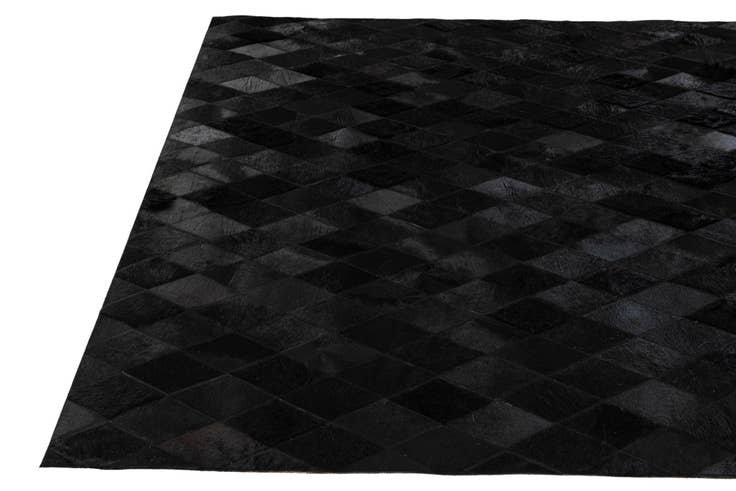 Detail image of 5' 2 x 8' Cowhide Stocks Rug