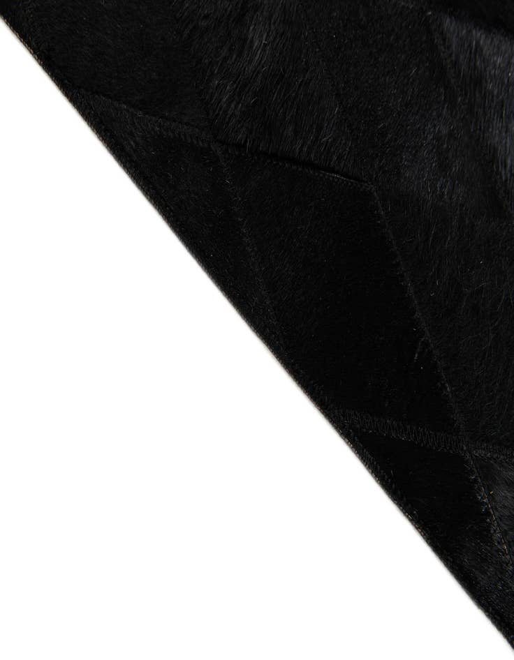 Detail image of 5' 2 x 8' Cowhide Stocks Rug